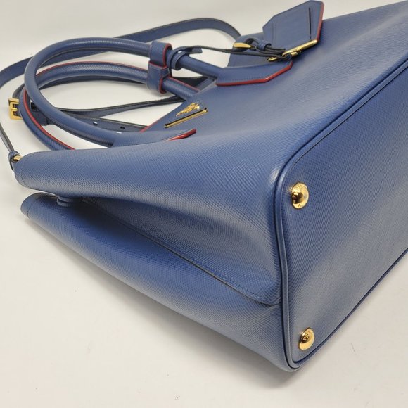 Prada Double Cuir Medium Saffiano Crossbody Bag - Picture 9 of 16